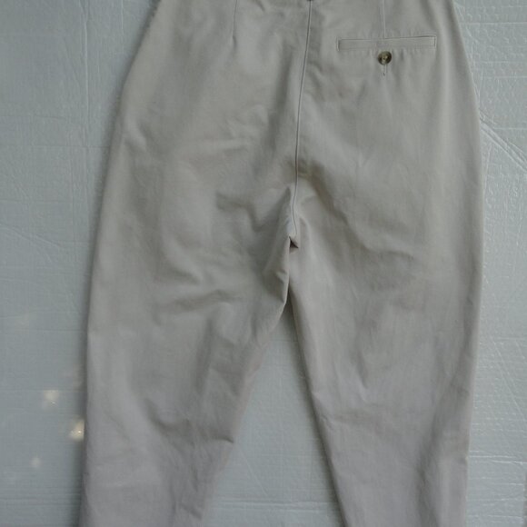 2 for $15 LL Bean Original Fit Straight Leg Beige Pants Women's Size 8P Petite - Picture 7 of 8